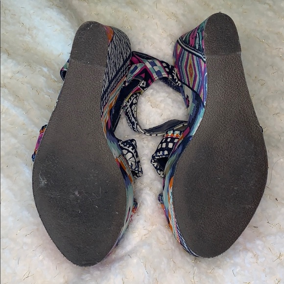 Steven Madden Colorful Wedges - Picture 3 of 7